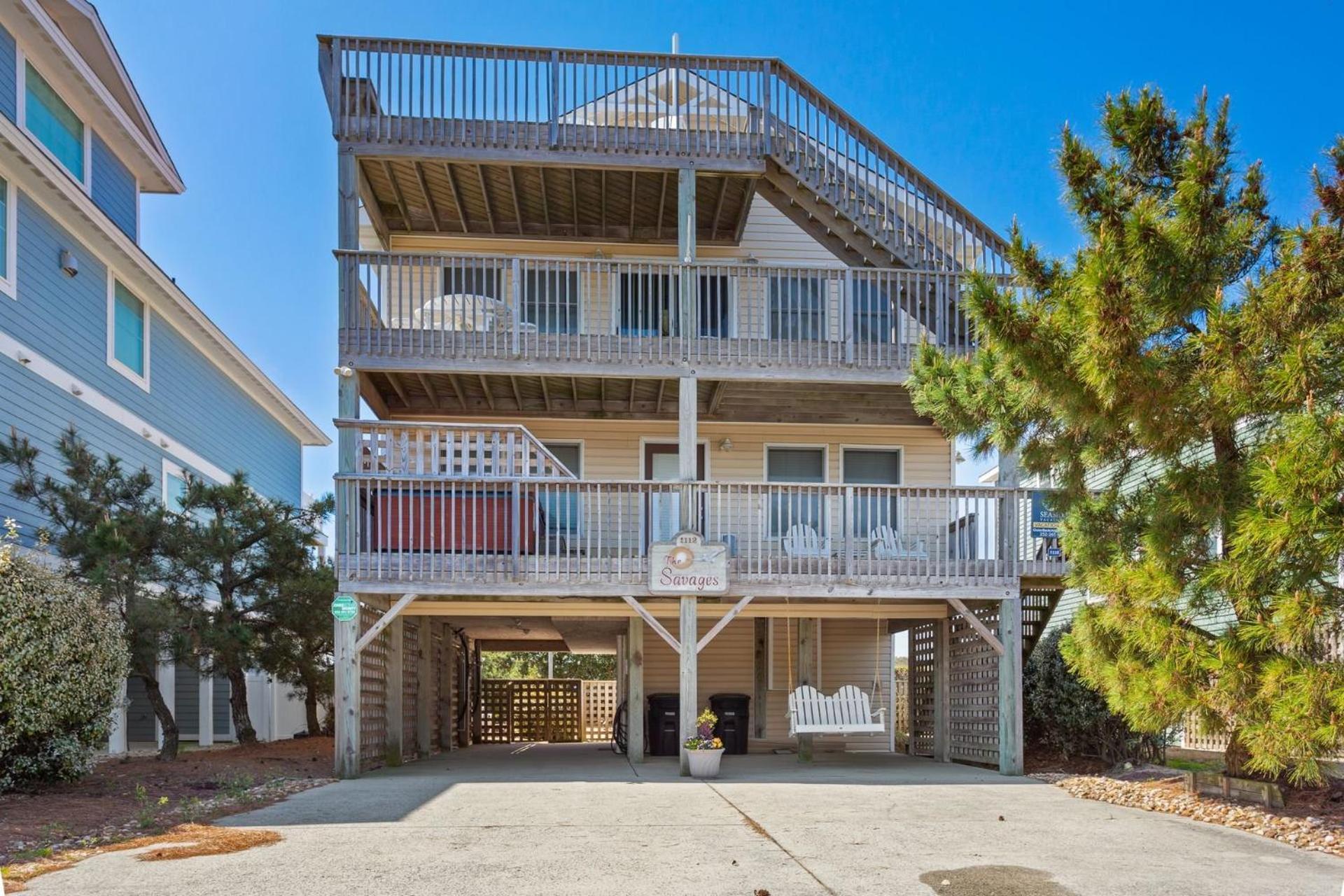 5110 Queen Elizabeths Castle Across From Beach Kill Devil Hills Exterior foto